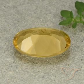Citrino Arancio dorato naturale da 4.79 ct, Ovale, VVS-VS