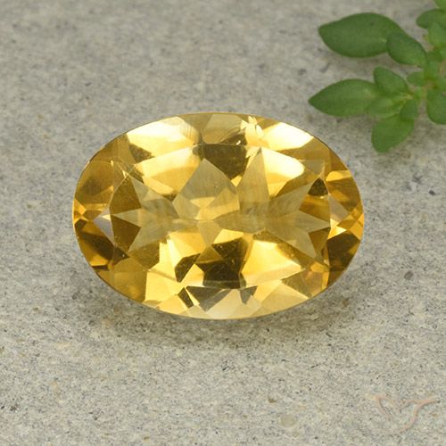 5.03ct Naturale Arancio dorato Citrino, Ovale, VVS-VS
