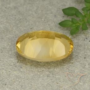 Citrino Arancio dorato naturale da 5.03 ct, Ovale, VVS-VS