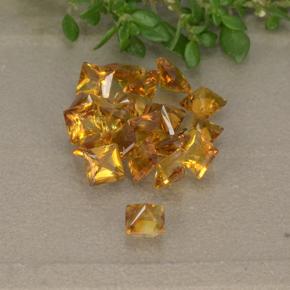 Gemme di Citrino Giallo naturale da 2.32 ct, Quadrato, VS