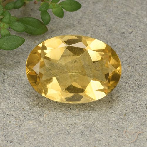 5.18ct Naturale Arancio dorato Citrino, Ovale, VVS-VS
