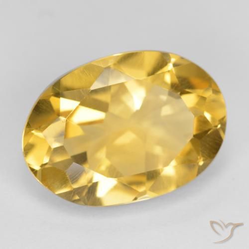 Citrino Oro naturale da 5.16 ct, Ovale, VVS-VS