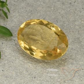 Citrino Arancio dorato naturale da 4.58 ct, Ovale, VVS-VS
