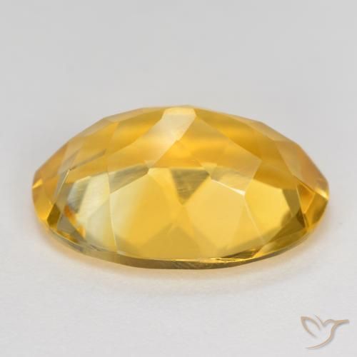 Citrino Dorato medio naturale da 4.83 ct, Ovale, VVS-VS