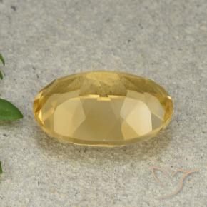 Citrino Dorato chiaro naturale da 5.52 ct, Ovale, VVS-VS