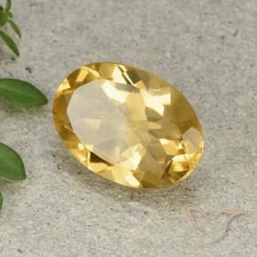 Citrino Arancio dorato naturale da 4.67 ct, Ovale, VVS-VS