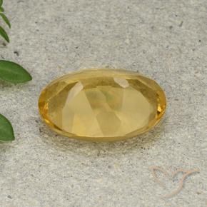 Citrino Arancio dorato naturale da 4.67 ct, Ovale, VVS-VS