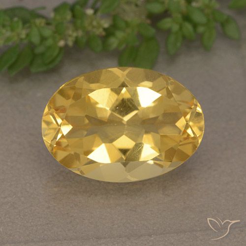5.46ct Naturale Oro profondo Citrino, Ovale, VVS-VS