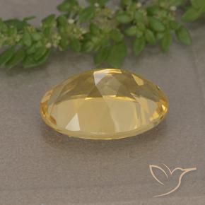 Citrino Oro profondo naturale da 5.46 ct, Ovale, VVS-VS
