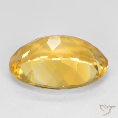 Citrino Dorato medio naturale da 5.37 ct, Ovale, VVS