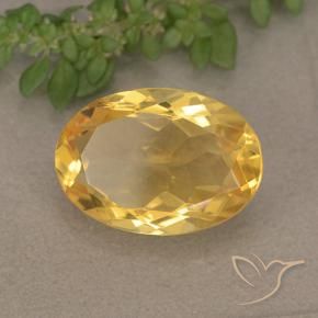 Citrino Dorato naturale da 4.72 ct, Ovale, VVS
