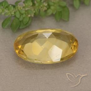 Citrino Arancio dorato naturale da 4.38 ct, Ovale, VVS
