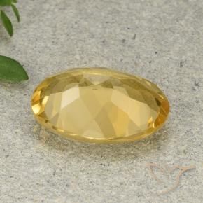 Citrino Arancio dorato naturale da 4.68 ct, Ovale, VVS-VS