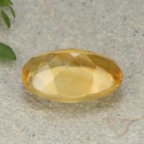 Citrino Dorato medio naturale da 5.05 ct, Ovale, VVS-VS