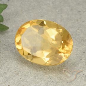 Citrino Oro brillante naturale da 5.20 ct, Ovale, VVS-VS