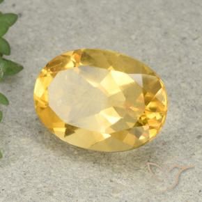 Citrino Arancio dorato naturale da 5.55 ct, Ovale, VS