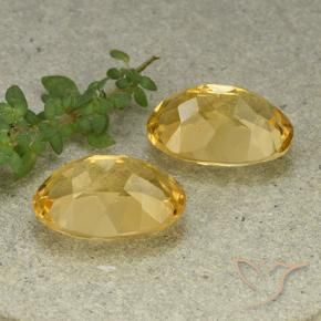 Gemme di Citrino Arancio dorato naturale da 11.28 ct, Ovale, VVS-VS