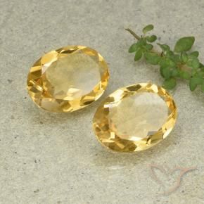 Gemme di Citrino Dorato medio naturale da 8.98 ct, Ovale, VVS-VS