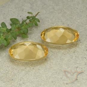 Gemme di Citrino Dorato medio naturale da 8.98 ct, Ovale, VVS-VS