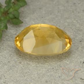 Citrino Dorato medio naturale da 5.30 ct, Ovale, VVS-VS