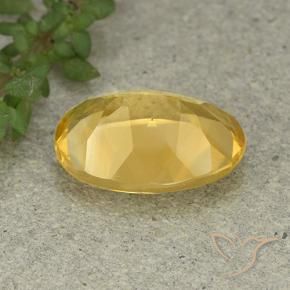 Citrino Arancio dorato naturale da 4.93 ct, Ovale, VVS-VS