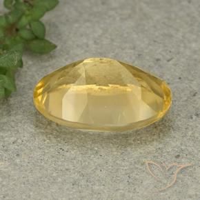 Citrino Arancio dorato naturale da 5.41 ct, Ovale, VVS-VS