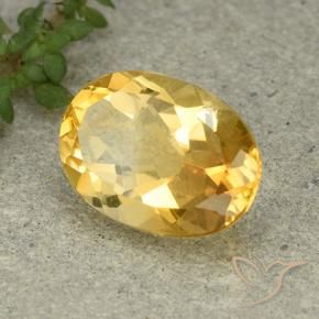 Citrino Oro medio naturale da 5.04 ct, Ovale, VVS-VS