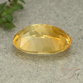 Citrino Oro medio naturale da 5.04 ct, Ovale, VVS-VS