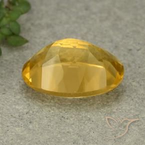 Citrino Arancio dorato naturale da 5.20 ct, Ovale, VVS-VS