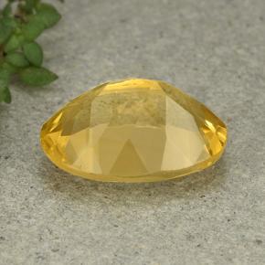 Citrino Giallo naturale da 5.13 ct, Taglio ovale, VVS-VS
