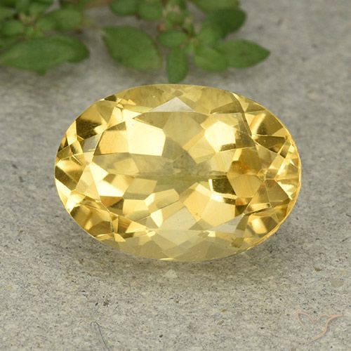 6.07ct Naturale Dorato Citrino, Ovale, VVS-VS