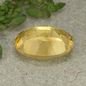 Citrino Dorato medio naturale da 5.74 ct, Ovale, VVS-VS