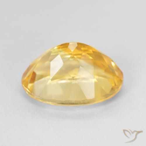 Citrino Arancio dorato naturale da 6.40 ct, Ovale, VVS-VS