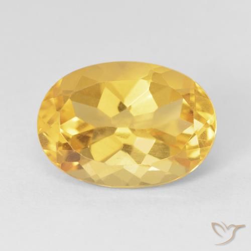 6.22ct Naturale Dorato Citrino, Ovale, VVS-VS