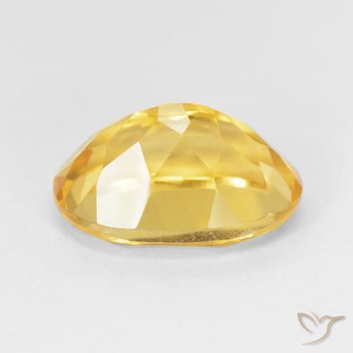 Citrino Dorato naturale da 6.22 ct, Ovale, VVS-VS