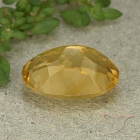 Citrino Dorato medio naturale da 5.73 ct, Ovale, VVS