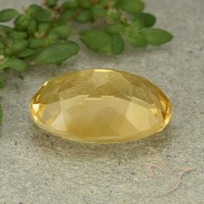 Citrino Dorato medio naturale da 5.15 ct, Ovale, VVS