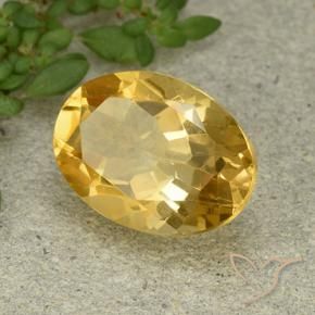 Citrino Arancio dorato naturale da 5.13 ct, Ovale, VVS