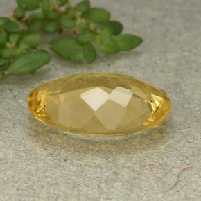 Citrino Arancio dorato naturale da 3.99 ct, Ovale, VVS