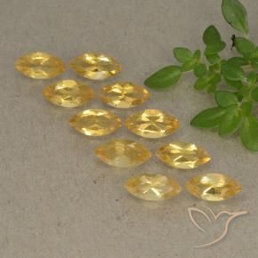 Gemme di Citrino Oro naturale da 2.17 ct, Taglio marquise, VVS-VS