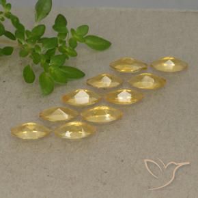 Gemme di Citrino Oro naturale da 2.17 ct, Taglio marquise, VVS-VS