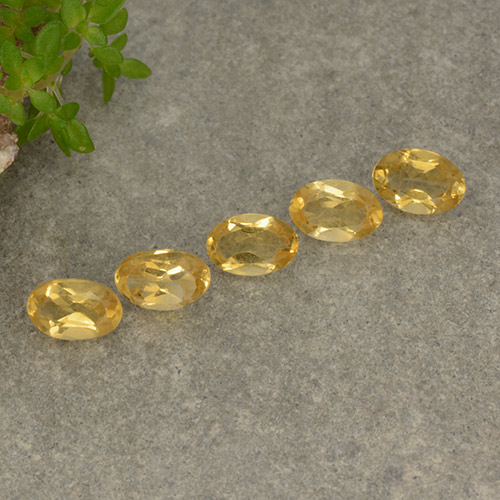 Citrino naturale giallo da 1,80 ct, taglio ovale, VVS-VS
