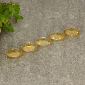 Citrino naturale giallo da 1,80 ct, taglio ovale, VVS-VS