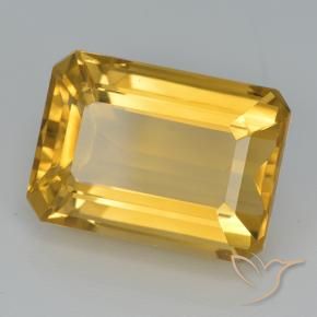 Citrino Dorato scuro naturale da 8.02 ct, Ottagonale / Taglio smeraldo, VVS