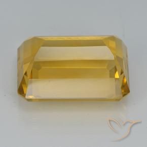 Citrino Dorato scuro naturale da 8.02 ct, Ottagonale / Taglio smeraldo, VVS