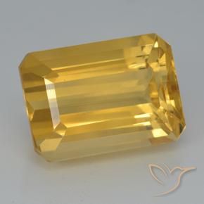 Citrino Dorato scuro naturale da 8.49 ct, Ottagonale / Taglio smeraldo, VVS