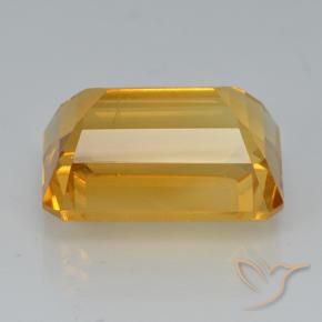 Citrino Arancio medio-chiaro-oroG naturale da 8.15 ct, Ottagonale / Taglio smeraldo, VVS