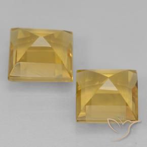 Gemme di Citrino Oro naturale da 2.16 ct, Quadrato, VVS-VS