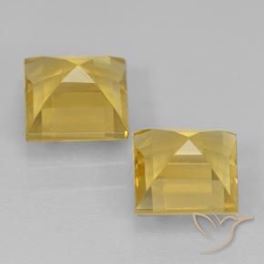 Gemme di Citrino Dorato naturale da 2.05 ct, Quadrato, VVS-VS