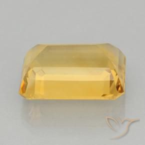 Citrino Oro medio naturale da 11.43 ct, Ottagonale / Taglio smeraldo, VVS-VS